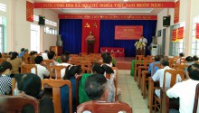 Thị trấn Ea Tling tổ chức Hội nghị nghiên cứu, học tập, quán triệt Nghị quyết Hội nghị lần thứ 5 Ban Chấp hành Trung ương Đảng khóa XIII