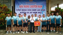 Giải bóng chuyền Nam CNVC-LĐ năm 2022 thành công tốt đẹp
