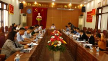 UBND huyện Cư Jút Họp ban chỉ đạo tổ chức tháng hoạt động TDTT và ngày chạy Olympic