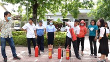 Trung tâm VHTT&TT huyện Cư Jút tổ chức tập huấn PCCC