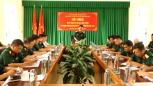 Bộ chỉ huy quân sự tỉnh Đăk Nông: Tổ chức hội nghị sơ kết công tác thi đua, khen thưởng và phong trào thi đua quyết thắng