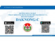 Hướng dẫn cài đặt “Phần mềm ứng dụng dành cho người dân và doanh nghiệp” DAKNONG-C