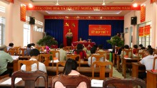 HĐND thị trấn Ea T’ling tổ chức kỳ họp thứ 7, nhiệm kỳ 2021-2016
