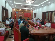 Đoàn công tác của huyện Pechr Chenda thăm và chúc Tết  huyện CưJút