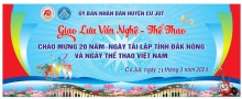 Huyện Cư Jut tổ chức giao lưu văn nghệ chào mừng 20 năm tái lập tỉnh Đăk Nông
