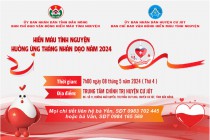 Hưởng ứng ngày hiến máu tình nguyện năm 2024